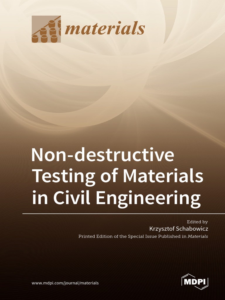 Non-Destructive Testing of Materials in Civil Engineering | PDF ...