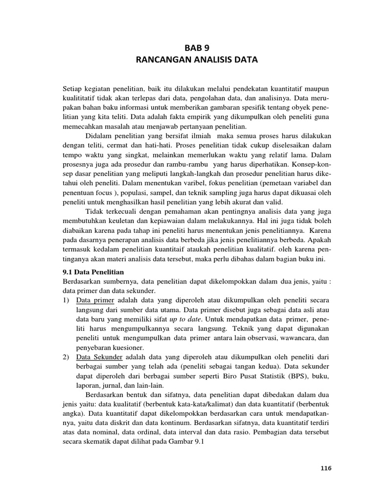 Bab 09 Rancangan Analisis Data Pdf