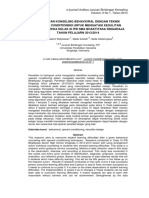 Penerapan Konseling Behavioral Dengan Teknik Operant Conditioning Untuk Mengatasi Kesulitan Belajar Siswa Kelas Xi Ipb Sma Bhaktiyasa Singaraja Tahun Pelajarn 2013/2014