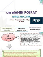 Uji Manik Fosfat Analisis Kimia