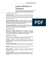 Glossário técnico zootecnia