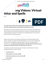Cast Spells On A Virtual Altar - Pagans & Witches #CastAlong - Spells8