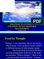 Strategic Planning & SHRM