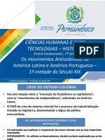 Movimentos Anticoloniais na América Latina e Portuguesa no Séc. XIX