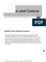 Nutriton and Cancer