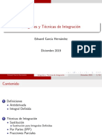 Integrales y Técnicas de Integración - Cálculo Integral PDF