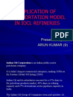 Transportation Model for IOCL Refineries