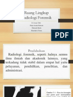 Ruang Lingkup Radiologi Forensik Slide