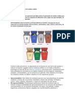 La Separacion y El Resiclaje de Residuos Solidos