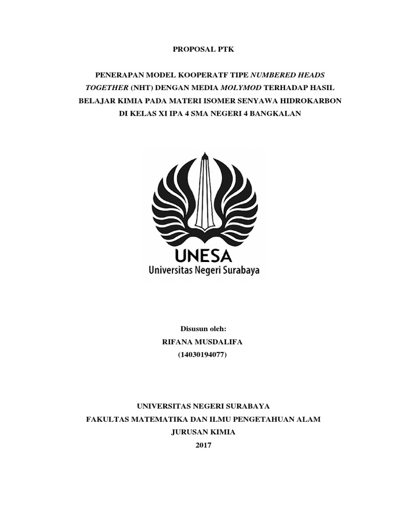 Proposal PTK | PDF | Karier & Perkembangan