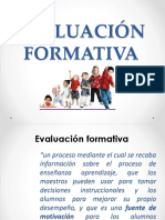 Evaluación Formativa