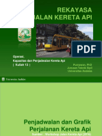 Kuliah 14 - Penjadwalan Dan Grafik Perjalanan Kereta Api