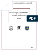 Introducción a la Lógica Matemática: Ejercitación (Álgebra para Ciencias Económicas