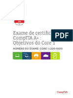 Comptia a 220 1001 Exam Objectives Brz Portuguese