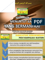 Keutamaan Menuntut Ilmu PDF