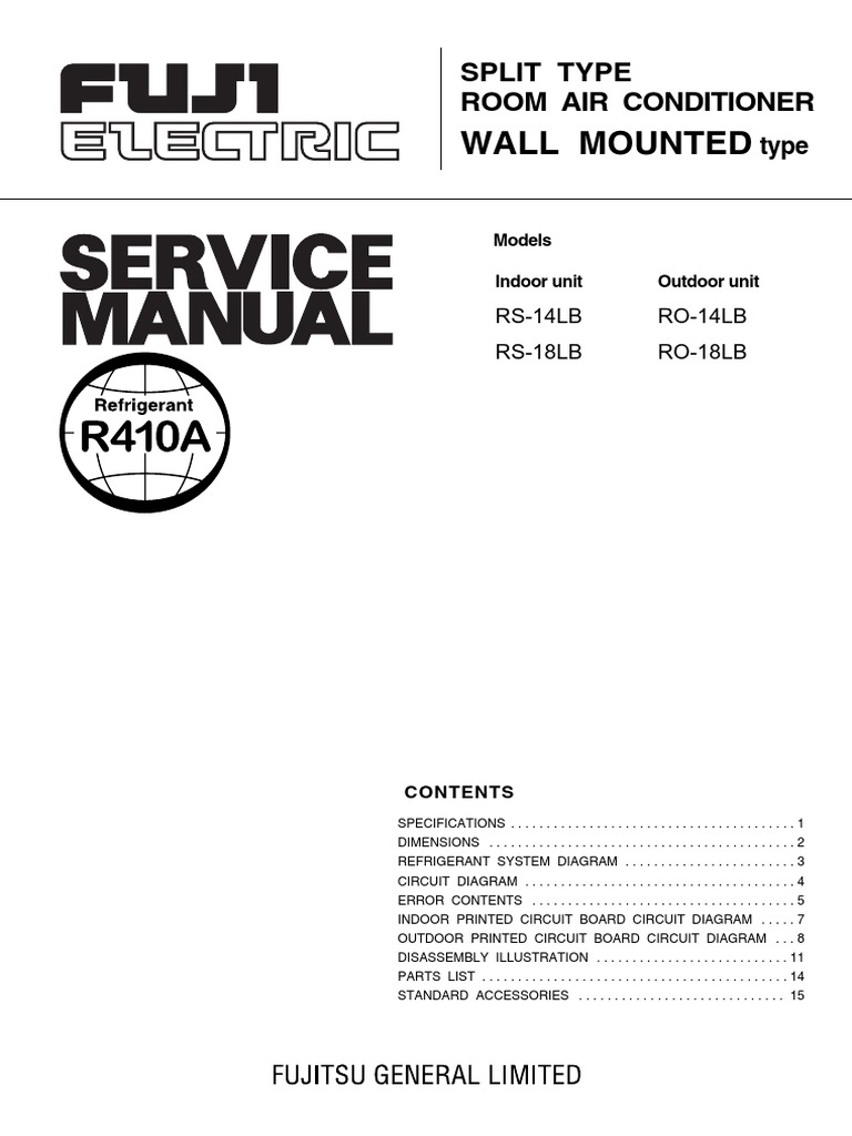 Esquema Inverter Fuji | PDF | Air Conditioning | Watt