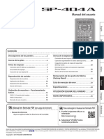 SP-404A Manual de Usuario en Español