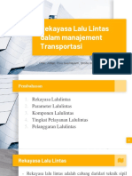 Kel7 - Rekayasa Lalulintas - Manajemen Transportasi