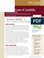 The 11 Laws of Likability Summary PDF