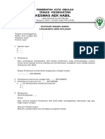 Contoh Notulen Rapat Di Puskesmas PDF