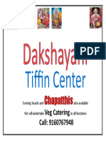 Dakshayani Tiffin Center & Veg Catering Service Hyderabad