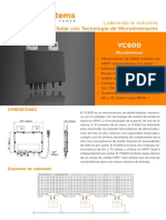 Ficha Técnica YC600 Microinversor