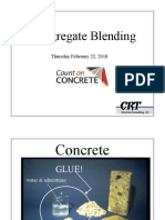 CRT Aggregate Blending