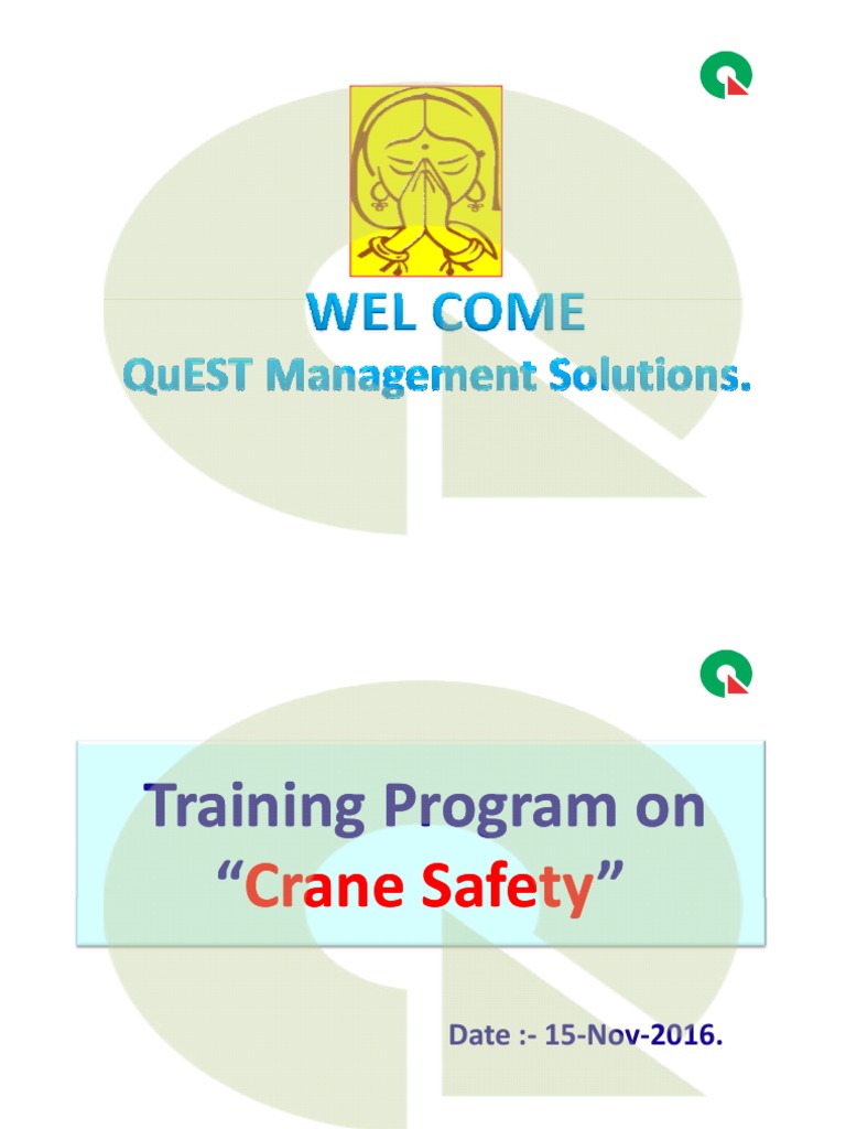 Crane Safety Training Program Overview | PDF | Crane (Machine) | Switch