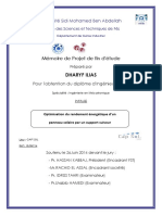 Optimisation Du Rendement Energetique Du PDF