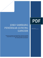 Naskah - Adaptasi Joko Sambang Pendekar Gunung Gangsir