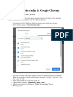 SOP-How To Clear The Cache in Google Chrome PDF