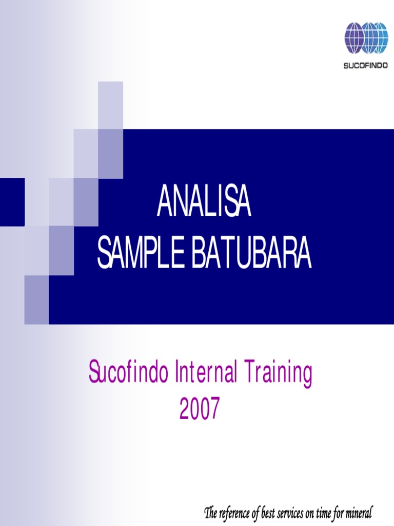 Analisa Sample Batubara: Metode dan Kesalahan | PDF | Griya & Taman ...