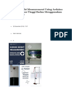 Human Height Measurement Using Arduino Uno