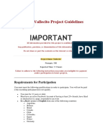 Vallecito Guidelines