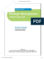 Resume Strategic Management Fred R David PDF