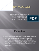 Tugas Individu Ii - Teknologi Kebidanan - Body Massage - Imas H.N