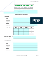 Academic Plan 2019-20 Sem 1