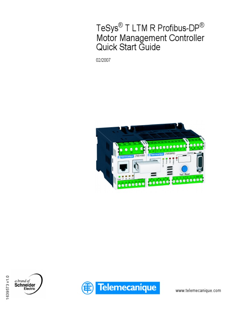 LTMR Tesys PDF User Interface Electrical Engineering