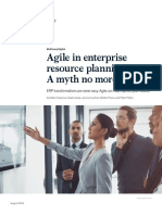 Agile in Enterprise Resource Planning A Myth No More