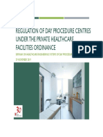 01-Regulation of Day Procedure Centres Under the Private Healthcare Facilities Ordinance