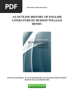 History of English Literature by Hudson