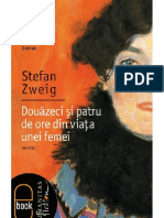 Stefan Zweig Douazeci Si Patru de Ore Din Viata Unei Femei PDF
