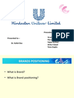 Brand Positioning of Hindustan Uniliver LTD