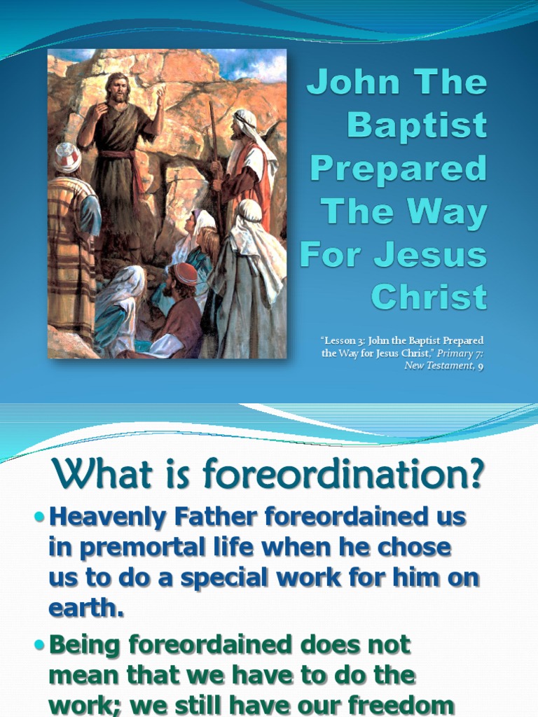 7-3 John The Baptist Prepared The Way For Jesus | PDF | John The ...