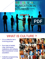 Cross Cultural Communication in Business