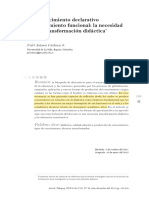 Transformación didáctica para el conocimiento funcional