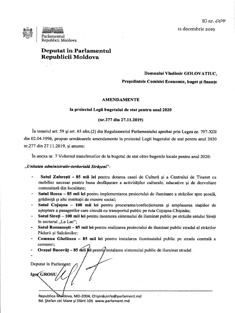 277 2019 Amendamente Dep Pdf