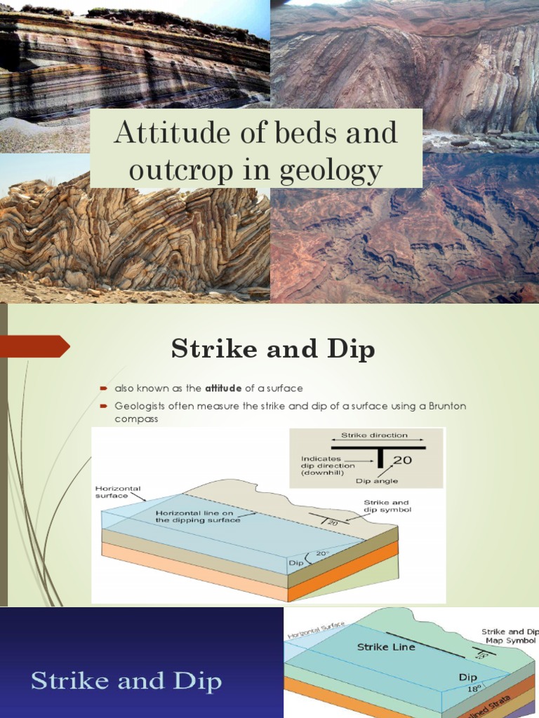 Attitude of Beds and Outcrop Types | PDF | Science & Mathematics