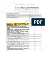 Pauta Revisión Reglamentos Evaluación Borrador