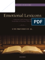 Emotional Lexicons. Continuity and Change in The Vocabulary of Feeling 1700-2000